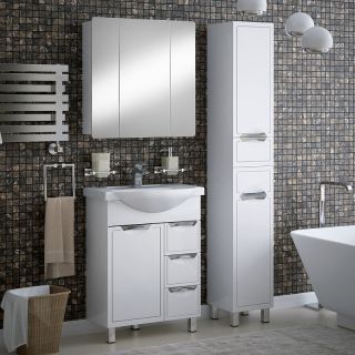 Тумба под раковину Corozo Монро Z2 65см белый